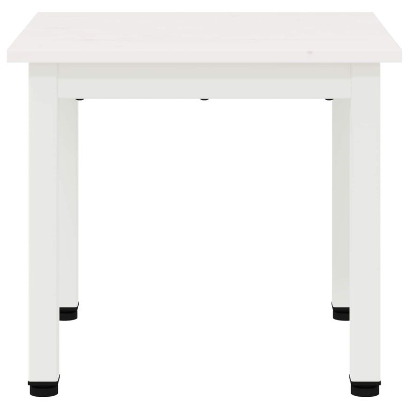 Casa si Gradina - Mobilier - Mese si birouri - Masute de cafea - Masa de cafea Alb 40 x 40 x 36 cm Lemn de pin masiv - Infinity.ro