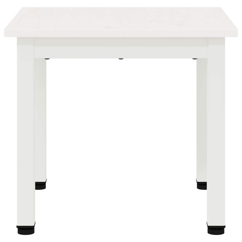Casa si Gradina - Mobilier - Mese si birouri - Masute de cafea - Masa de cafea Alb 40 x 40 x 36 cm Lemn de pin masiv - Infinity.ro