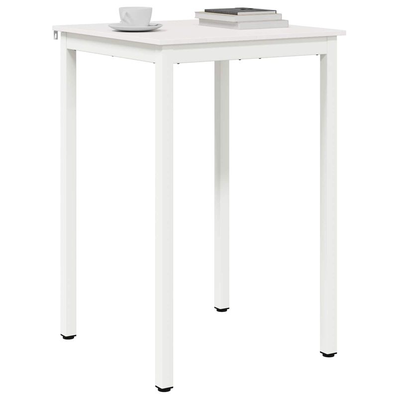 Casa si Gradina - Mobilier - Mese si birouri - Mese bucatarie si dining - Masa de bar Alb 110 x 55 x 105 cm Lemn de pin masiv - Infinity.ro