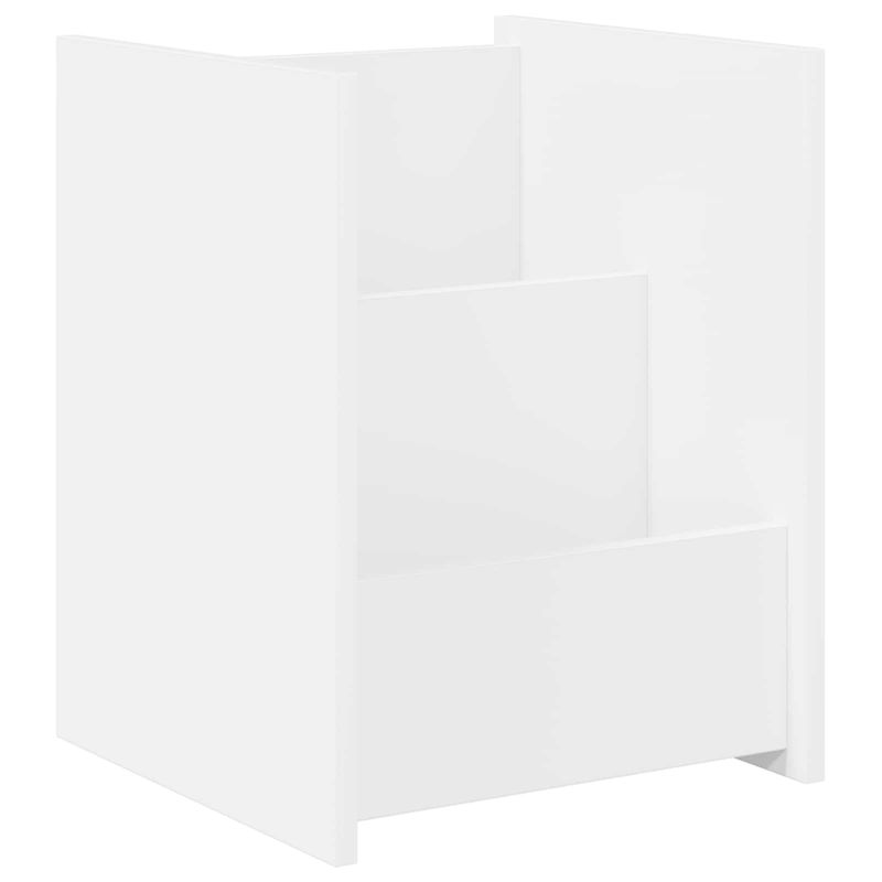 Casa si Gradina - Mobilier - Biblioteci si rafturi - Rafturi - Raft pentru reviste cu raft Alb 35 x 35 x 45 cm Lemn compozit - Infinity.ro