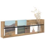 Casa si Gradina - Mobilier - Biblioteci si rafturi - Rafturi - Raft pentru reviste cu raft Stejar Artizanal 100 x 12 x 30 cm - Infinity.ro