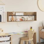 Casa si Gradina - Mobilier - Biblioteci si rafturi - Rafturi - Raft pentru reviste cu raft Stejar Artizanal 100 x 12 x 30 cm - Infinity.ro