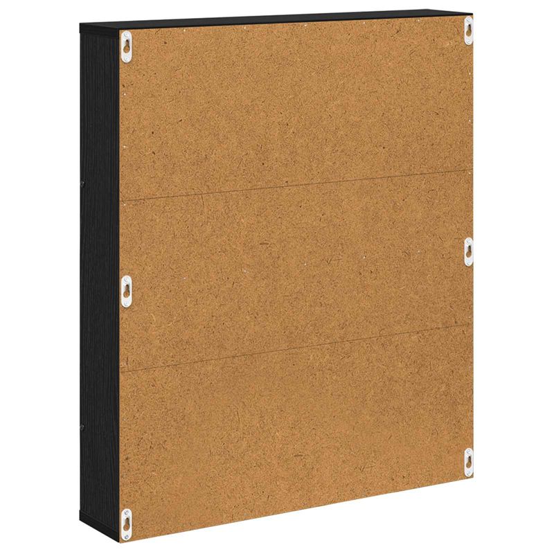 Casa si Gradina - Mobilier - Biblioteci si rafturi - Rafturi - Raft pentru reviste cu raft 2 pcs Stejar Negru 60 x 12 x 70 cm - Infinity.ro