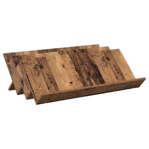 Raft pentru reviste Lemn vechi 90 x 53 x 28,5 cm Lemn compozit