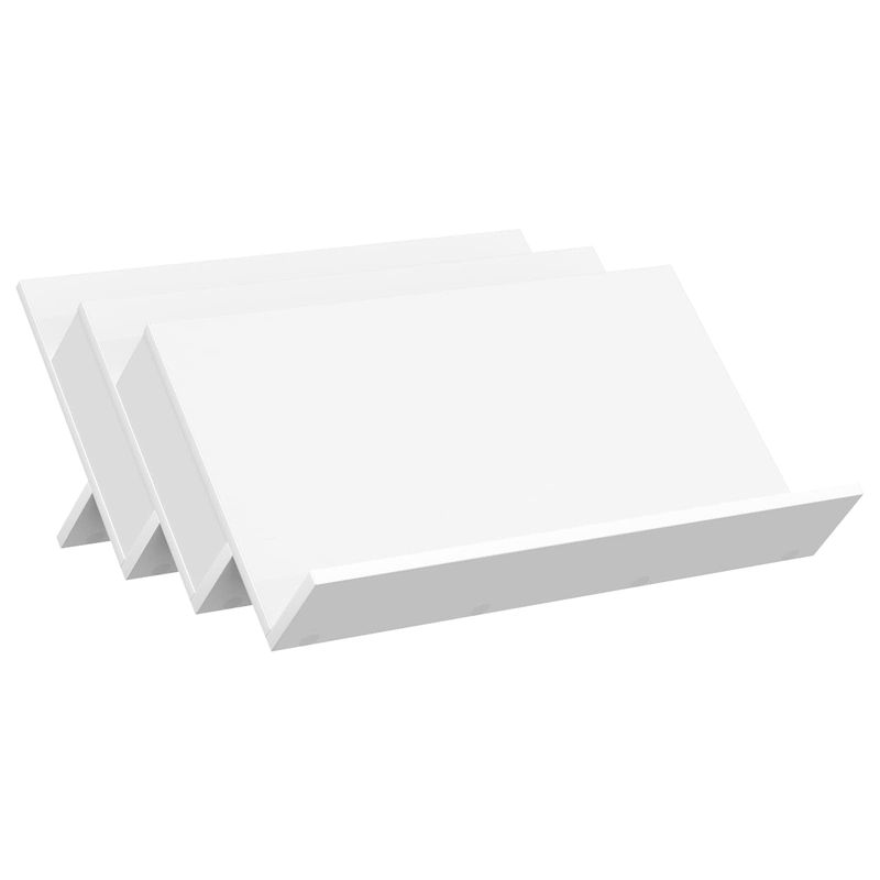 Casa si Gradina - Mobilier - Biblioteci si rafturi - Rafturi - Raft pentru reviste cu raft Alb 65 x 53 x 28,5 cm Lemn compozit - Infinity.ro