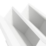 Casa si Gradina - Mobilier - Biblioteci si rafturi - Rafturi - Raft pentru reviste cu raft Alb 65 x 53 x 28,5 cm Lemn compozit - Infinity.ro