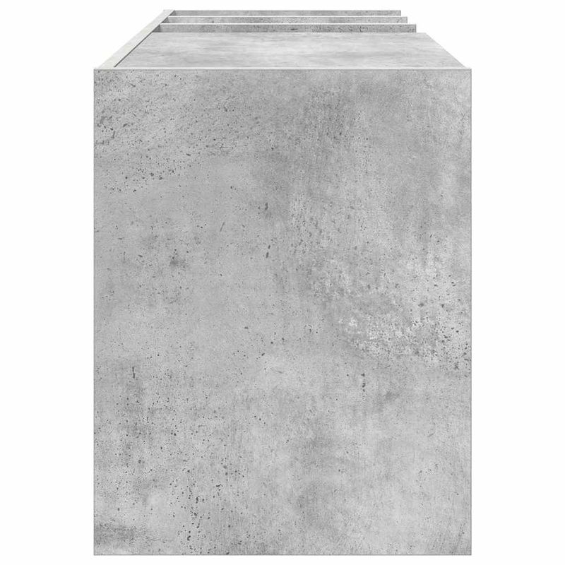 Casa si Gradina - Mobilier - Dulapuri si sifoniere - Dulapuri - Dulap pentru discuri de vinil Gri din beton 78,5 x 35 x 45 cm - Infinity.ro