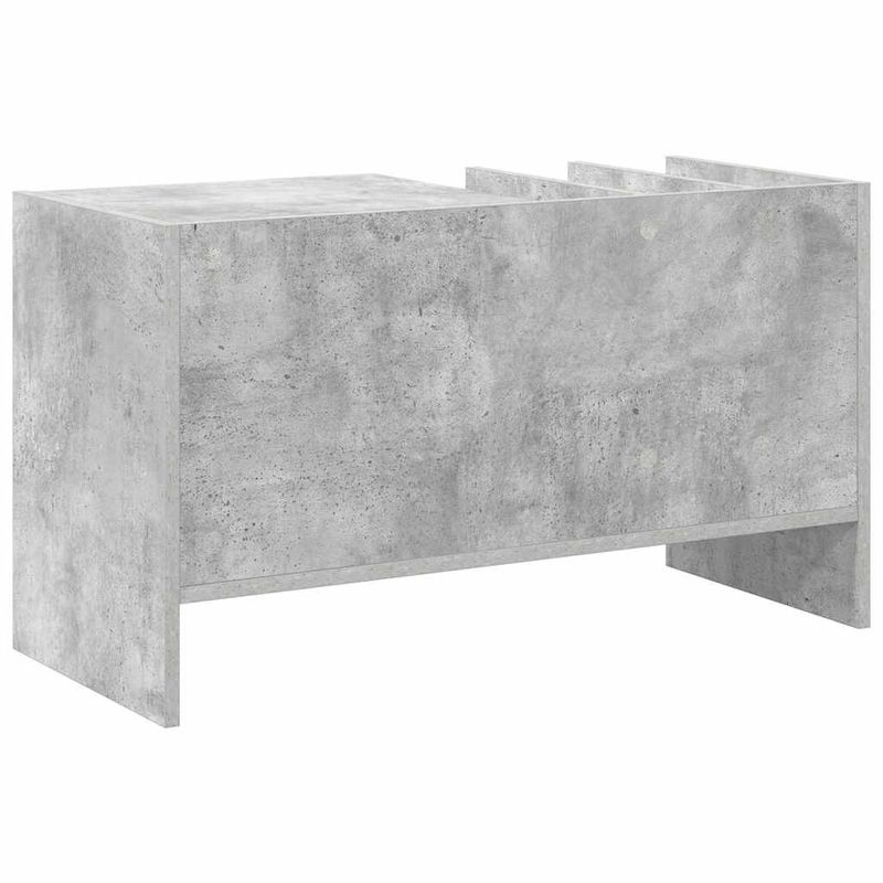 Casa si Gradina - Mobilier - Dulapuri si sifoniere - Dulapuri - Dulap pentru discuri de vinil Gri din beton 78,5 x 35 x 45 cm - Infinity.ro