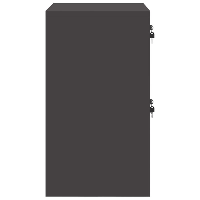 Casa si Gradina - Mobilier - Dulapuri si sifoniere - Dulapuri - Dulap pentru Fisiere cu sertar cu raft Negru 44 x 50 x 106.5 cm - Infinity.ro