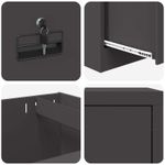 Casa si Gradina - Mobilier - Dulapuri si sifoniere - Dulapuri - Dulap pentru Fisiere cu sertar cu raft Negru 44 x 50 x 106.5 cm - Infinity.ro