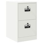 Casa si Gradina - Mobilier - Dulapuri si sifoniere - Dulapuri - Dulap pentru Fisiere cu sertar cu raft Alb 44 x 50 x 106.5 cm - Infinity.ro