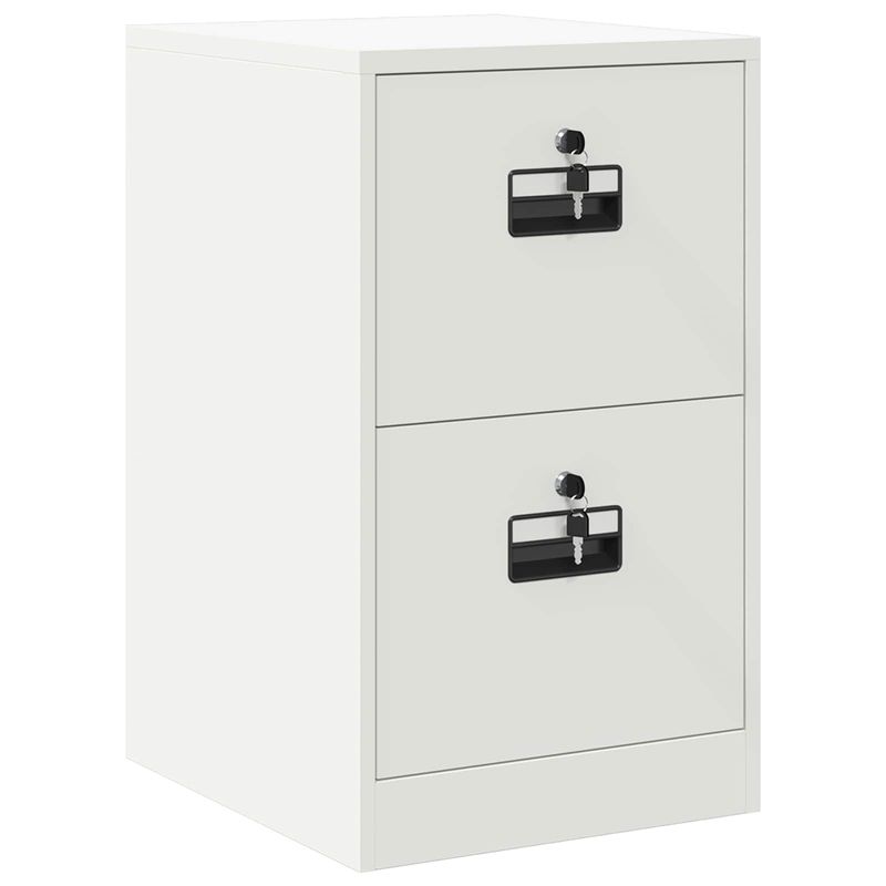 Casa si Gradina - Mobilier - Dulapuri si sifoniere - Dulapuri - Dulap pentru Fisiere cu sertar cu raft Alb 44 x 50 x 106.5 cm - Infinity.ro