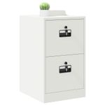 Casa si Gradina - Mobilier - Dulapuri si sifoniere - Dulapuri - Dulap pentru Fisiere cu sertar cu raft Alb 44 x 50 x 106.5 cm - Infinity.ro