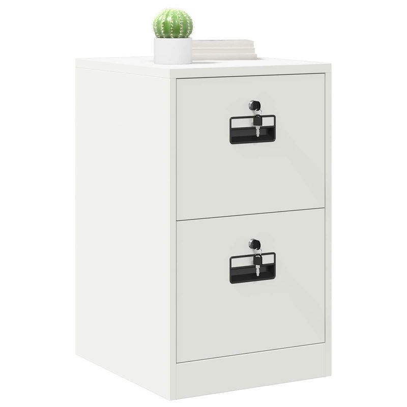 Casa si Gradina - Mobilier - Dulapuri si sifoniere - Dulapuri - Dulap pentru Fisiere cu sertar cu raft Alb 44 x 50 x 106.5 cm - Infinity.ro