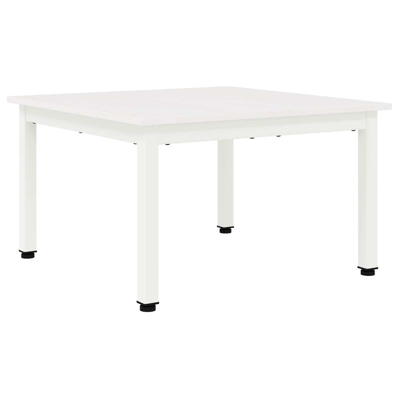 Casa si Gradina - Mobilier - Mese si birouri - Masute de cafea - Masa de cafea Alb 60 x 60 x 36 cm Lemn de pin masiv - Infinity.ro