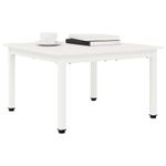 Casa si Gradina - Mobilier - Mese si birouri - Masute de cafea - Masa de cafea Alb 60 x 60 x 36 cm Lemn de pin masiv - Infinity.ro
