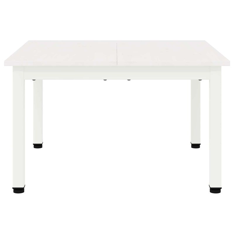 Casa si Gradina - Mobilier - Mese si birouri - Masute de cafea - Masa de cafea Alb 60 x 60 x 36 cm Lemn de pin masiv - Infinity.ro