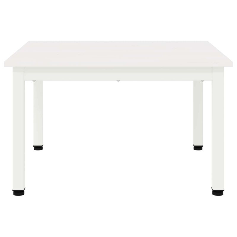 Casa si Gradina - Mobilier - Mese si birouri - Masute de cafea - Masa de cafea Alb 60 x 60 x 36 cm Lemn de pin masiv - Infinity.ro