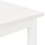 Casa si Gradina - Mobilier - Mese si birouri - Masute de cafea - Masa de cafea Alb 60 x 60 x 36 cm Lemn de pin masiv - Infinity.ro