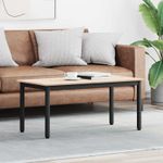 Casa si Gradina - Mobilier - Mese si birouri - Masute de cafea - Masa de cafea natural 100 x 50 x 45 cm Lemn de pin masiv - Infinity.ro