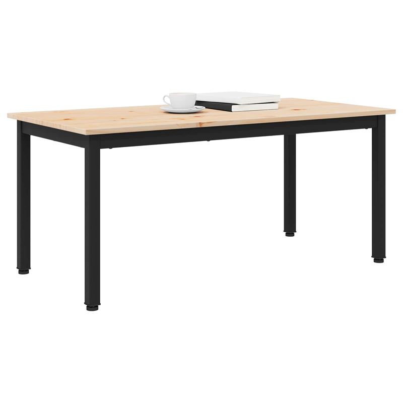 Casa si Gradina - Mobilier - Mese si birouri - Masute de cafea - Masa de cafea natural 100 x 50 x 45 cm Lemn de pin masiv - Infinity.ro