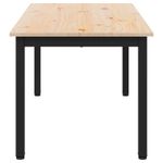 Casa si Gradina - Mobilier - Mese si birouri - Masute de cafea - Masa de cafea natural 100 x 50 x 45 cm Lemn de pin masiv - Infinity.ro