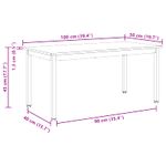 Casa si Gradina - Mobilier - Mese si birouri - Masute de cafea - Masa de cafea natural 100 x 50 x 45 cm Lemn de pin masiv - Infinity.ro