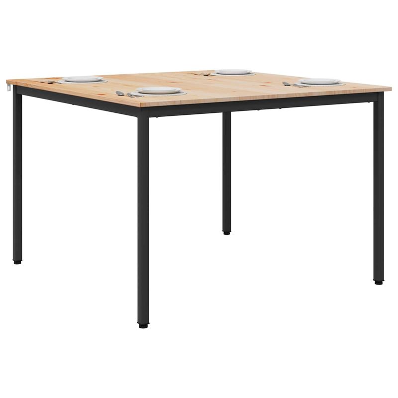 Casa si Gradina - Mobilier - Mese si birouri - Mese bucatarie si dining - Masa de dining natural 110 x 110 x 75 cm Lemn de pin masiv - Infinity.ro