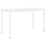 Casa si Gradina - Mobilier - Mese si birouri - Mese bucatarie si dining - Masa de bar Alb 110 x 55 x 105 cm Lemn de pin masiv - Infinity.ro