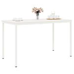 Casa si Gradina - Mobilier - Mese si birouri - Mese bucatarie si dining - Masa de bar Alb 110 x 55 x 105 cm Lemn de pin masiv - Infinity.ro