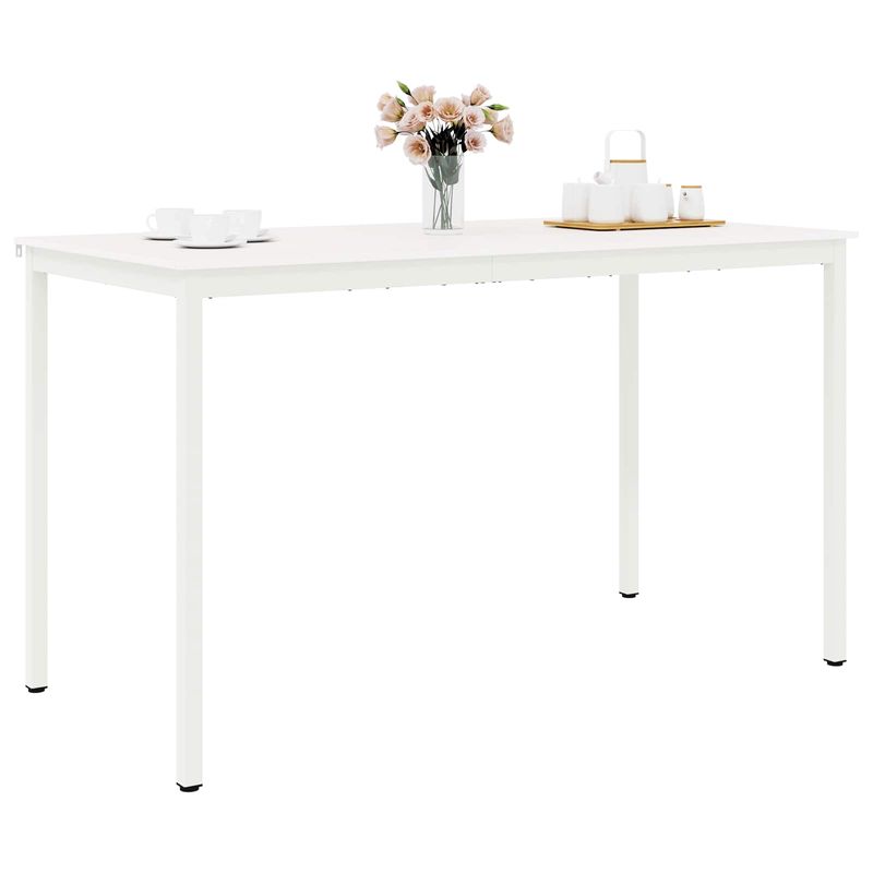 Casa si Gradina - Mobilier - Mese si birouri - Mese bucatarie si dining - Masa de bar Alb 110 x 55 x 105 cm Lemn de pin masiv - Infinity.ro