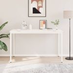 Casa si Gradina - Mobilier - Mese si birouri - Mese bucatarie si dining - Masa de bar Alb 110 x 55 x 105 cm Lemn de pin masiv - Infinity.ro