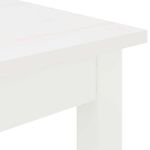 Casa si Gradina - Mobilier - Mese si birouri - Mese bucatarie si dining - Masa de bar Alb 110 x 55 x 105 cm Lemn de pin masiv - Infinity.ro