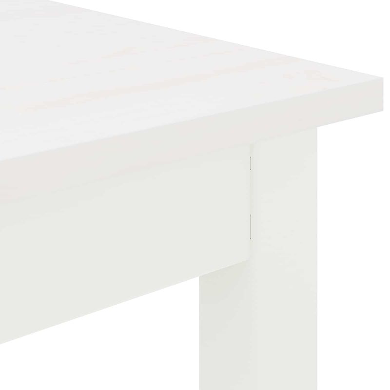 Casa si Gradina - Mobilier - Mese si birouri - Mese bucatarie si dining - Masa de bar Alb 110 x 55 x 105 cm Lemn de pin masiv - Infinity.ro