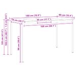 Casa si Gradina - Mobilier - Mese si birouri - Mese bucatarie si dining - Masa de bar Alb 110 x 55 x 105 cm Lemn de pin masiv - Infinity.ro