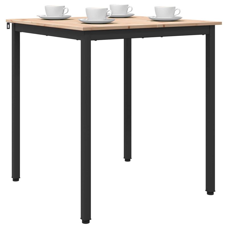 Casa si Gradina - Mobilier - Mese si birouri - Mese bucatarie si dining - Masa de dining natural 70 x 70 x 75 cm Lemn de pin masiv - Infinity.ro