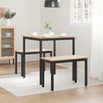 Casa si Gradina - Mobilier - Mese si birouri - Mese bucatarie si dining - Masa de dining natural 70 x 70 x 75 cm Lemn de pin masiv - Infinity.ro