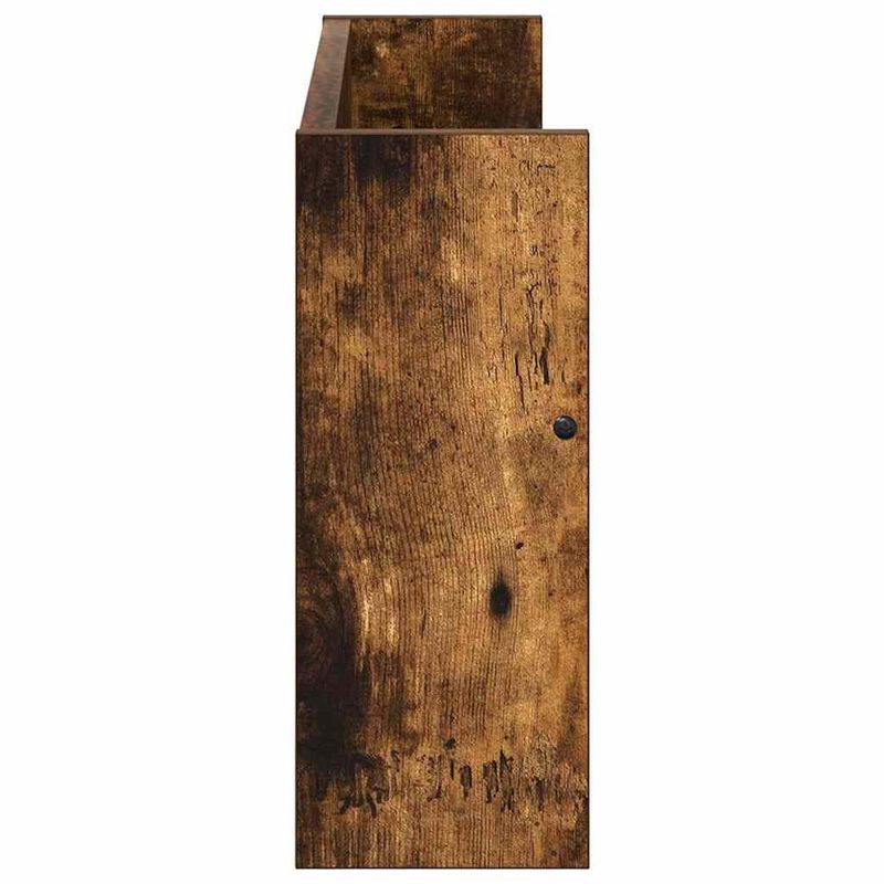 Casa si Gradina - Mobilier - Biblioteci si rafturi - Rafturi - Raft pentru reviste cu raft Stejar fumuriu 60 x 12 x 30 cm - Infinity.ro