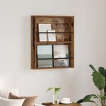 Casa si Gradina - Mobilier - Biblioteci si rafturi - Rafturi - Raft pentru reviste Lemn vechi 60 x 12 x 70 cm Lemn compozit - Infinity.ro