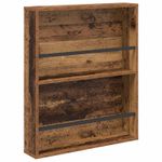 Casa si Gradina - Mobilier - Biblioteci si rafturi - Rafturi - Raft pentru reviste Lemn vechi 60 x 12 x 70 cm Lemn compozit - Infinity.ro