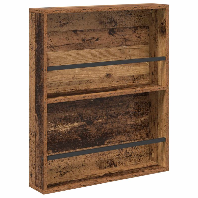 Casa si Gradina - Mobilier - Biblioteci si rafturi - Rafturi - Raft pentru reviste Lemn vechi 60 x 12 x 70 cm Lemn compozit - Infinity.ro