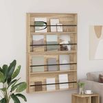 Casa si Gradina - Mobilier - Biblioteci si rafturi - Rafturi - Raft pentru reviste 2 pcs Stejar Sonoma 100 x 12 x 70 cm - Infinity.ro