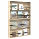 Casa si Gradina - Mobilier - Biblioteci si rafturi - Rafturi - Raft pentru reviste 2 pcs Stejar Sonoma 100 x 12 x 70 cm - Infinity.ro