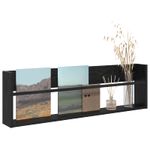 Casa si Gradina - Mobilier - Biblioteci si rafturi - Rafturi - Raft pentru reviste Stejar Negru 100 x 12 x 30 cm Lemn compozit - Infinity.ro