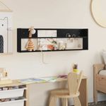 Casa si Gradina - Mobilier - Biblioteci si rafturi - Rafturi - Raft pentru reviste Stejar Negru 100 x 12 x 30 cm Lemn compozit - Infinity.ro