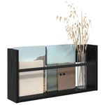 Casa si Gradina - Mobilier - Biblioteci si rafturi - Rafturi - Raft pentru reviste Stejar Negru 60 x 12 x 30 cm Lemn compozit - Infinity.ro