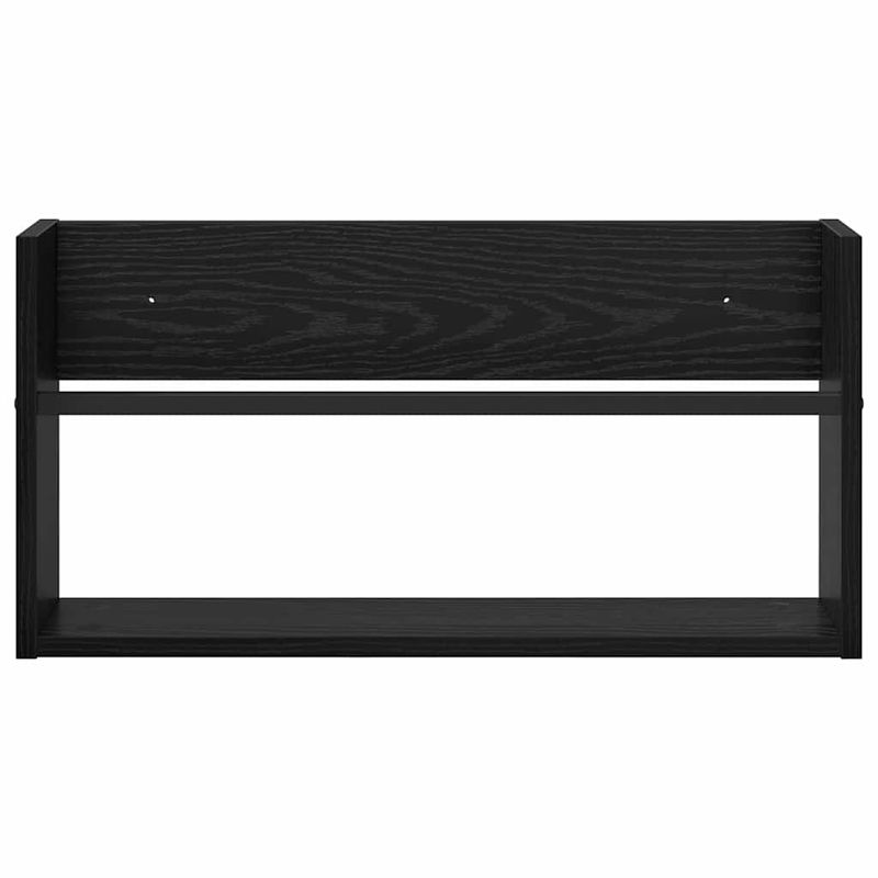 Casa si Gradina - Mobilier - Biblioteci si rafturi - Rafturi - Raft pentru reviste Stejar Negru 60 x 12 x 30 cm Lemn compozit - Infinity.ro