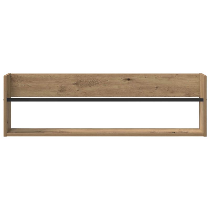 Casa si Gradina - Mobilier - Biblioteci si rafturi - Rafturi - Raft pentru reviste 2 pcs Stejar Artizanal 100 x 12 x 30 cm - Infinity.ro