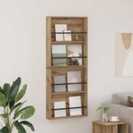 Casa si Gradina - Mobilier - Biblioteci si rafturi - Rafturi - Raft pentru reviste 2 pcs Stejar Artizanal 60 x 12 x 70 cm - Infinity.ro