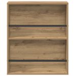 Casa si Gradina - Mobilier - Biblioteci si rafturi - Rafturi - Raft pentru reviste 2 pcs Stejar Artizanal 60 x 12 x 70 cm - Infinity.ro